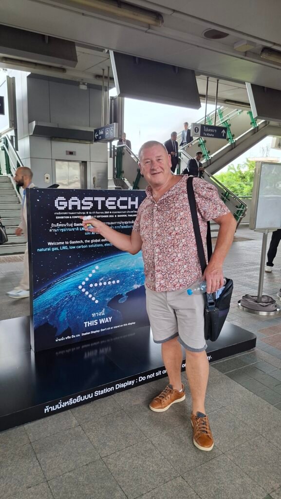 AI Bill on his way to GasTech Bangkok