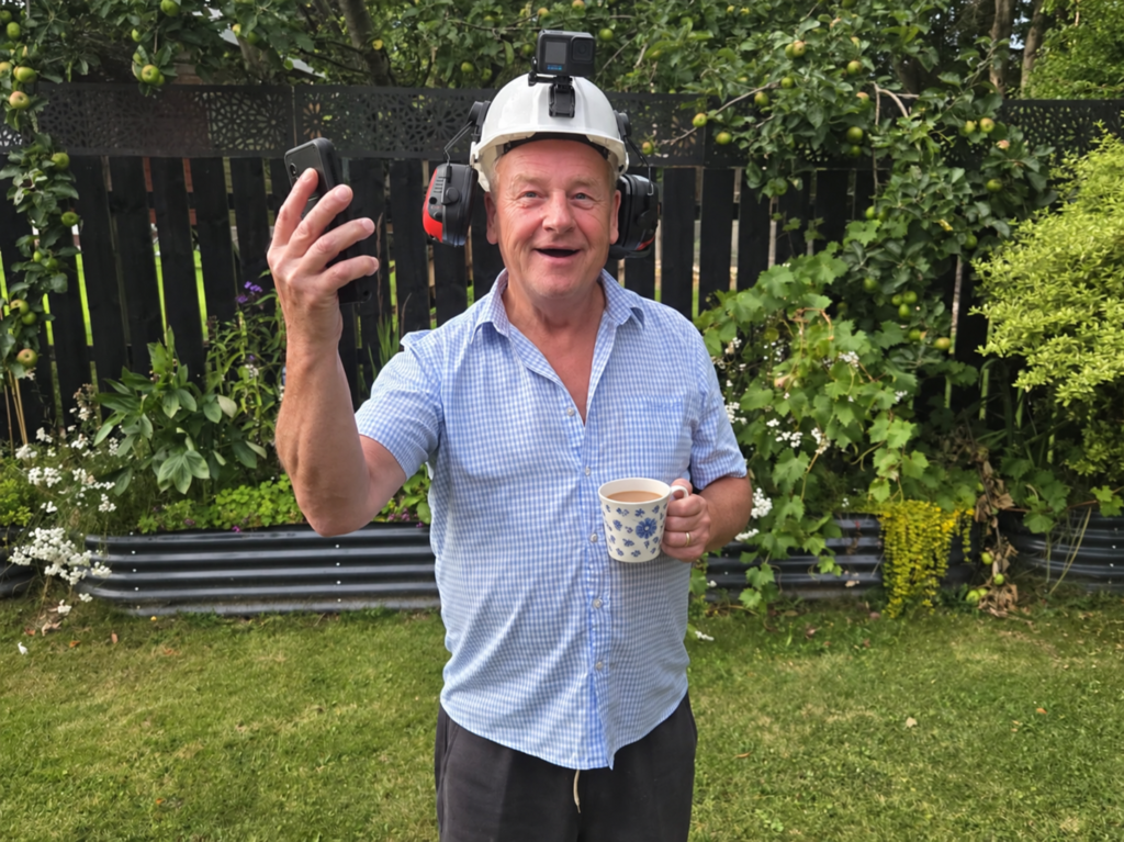 Bill testing out HAMI with the Bartec
