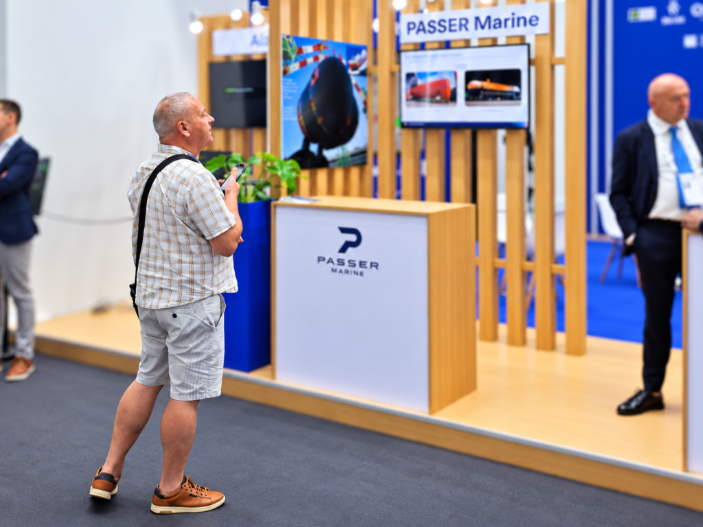 Bill at the PASSER Marine Exhibition Booth at BITEC
